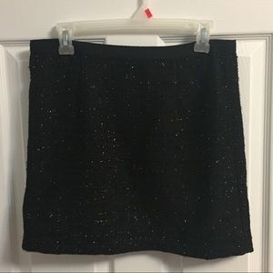 Black sparkly skirt